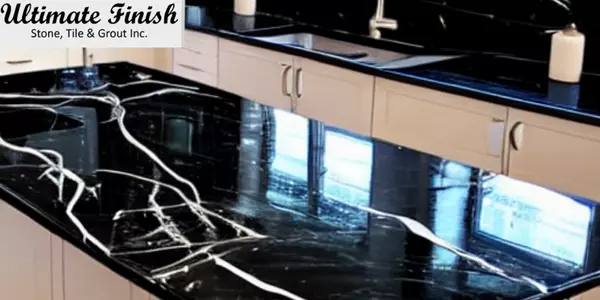 Black Marble Kitchen Countertops